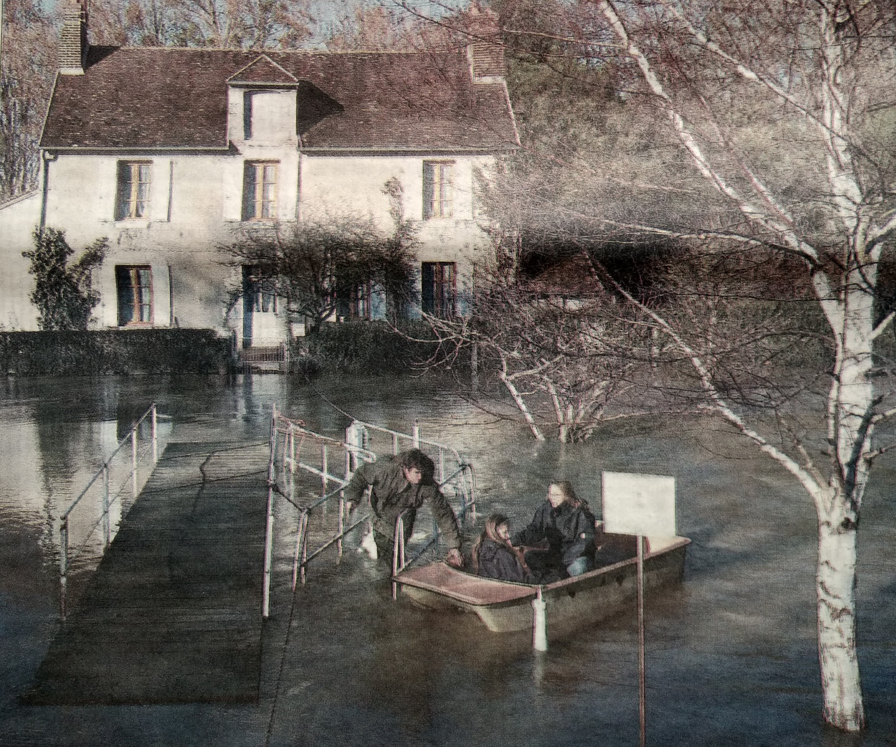 Inondation à Briare (©archives départementales)