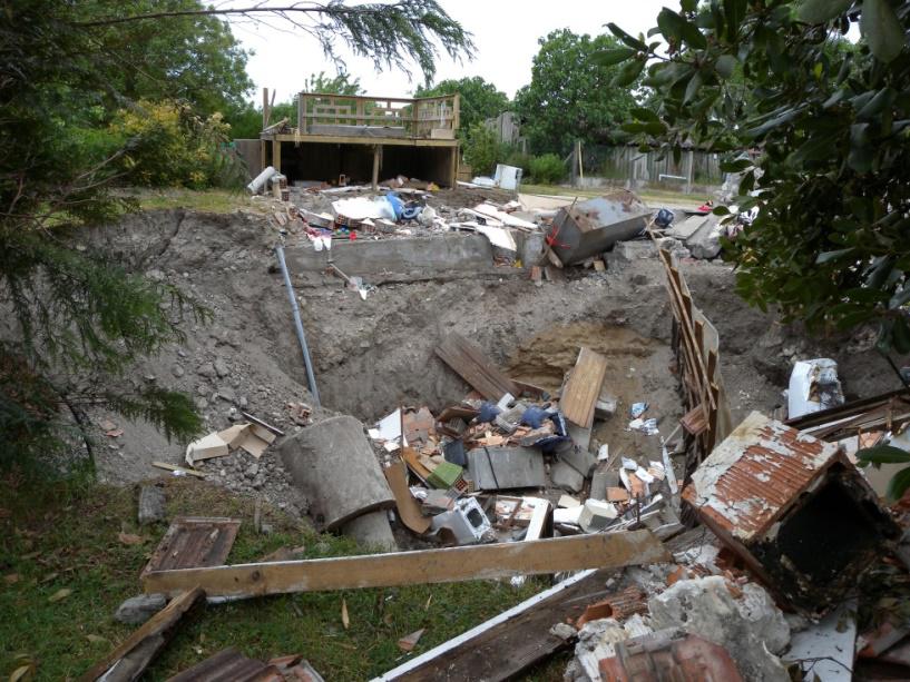 Etat de la maison de Saint-Pryvé Saint-Mesmin après la catastrophe (© DDT 45)