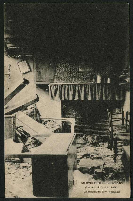 Chambre de Mme Valandon (© archives départementales)