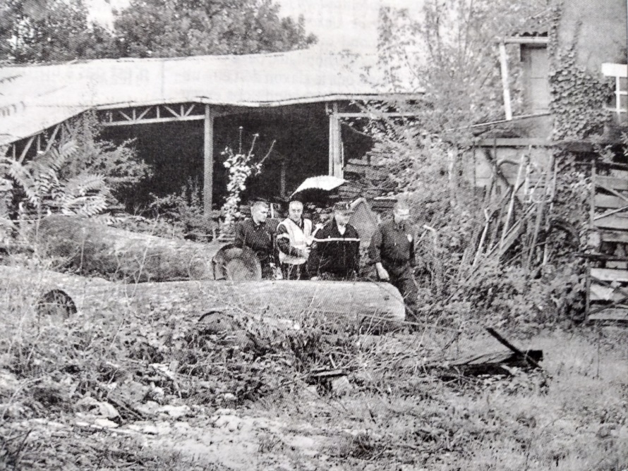Intervention des démineurs (© archives du Loiret - république du centre)