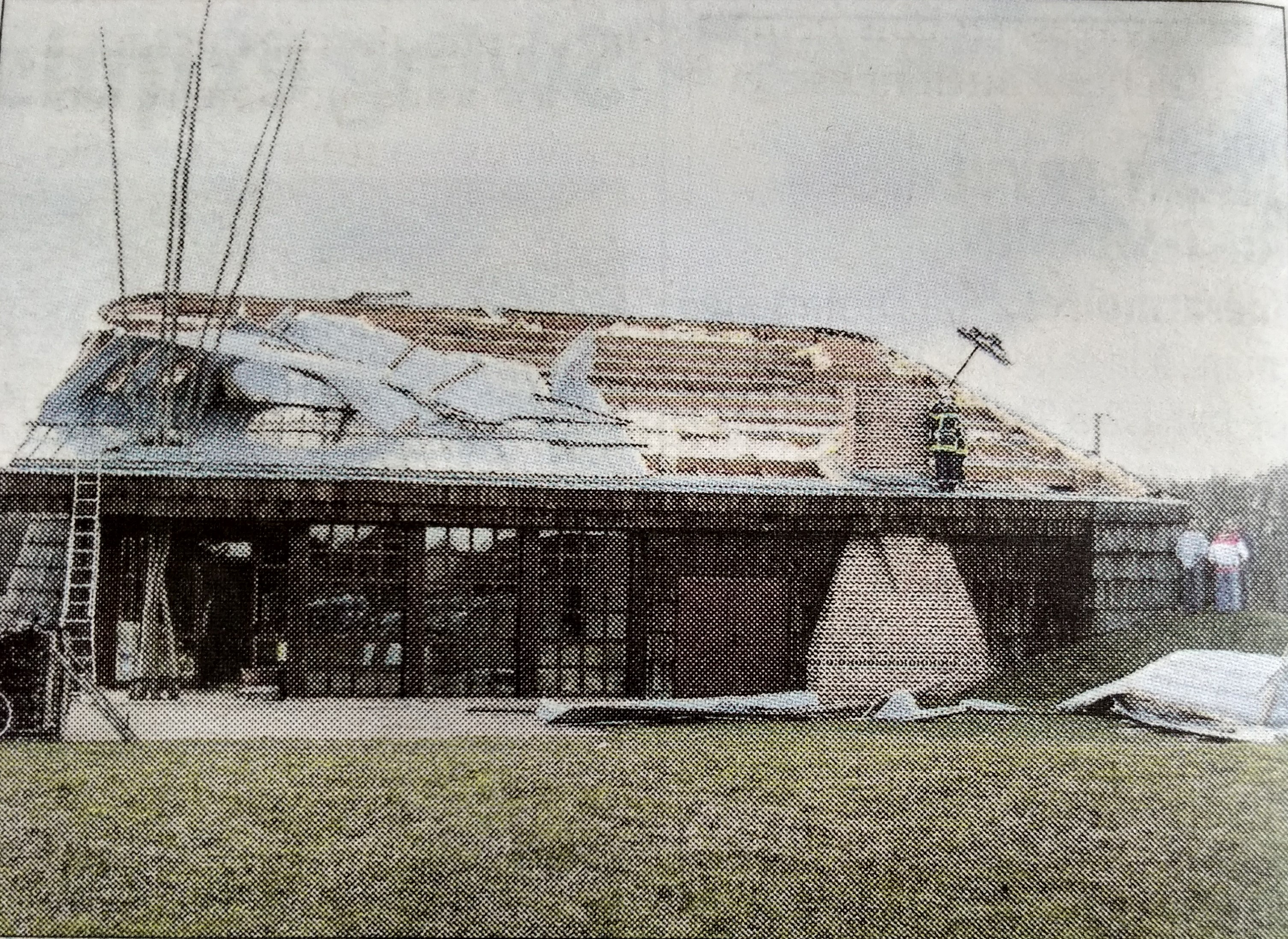 Maison du braconnage sans toit à Chaon (© archives départementales)