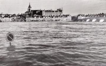 Crue à Gien - ©archives départementales